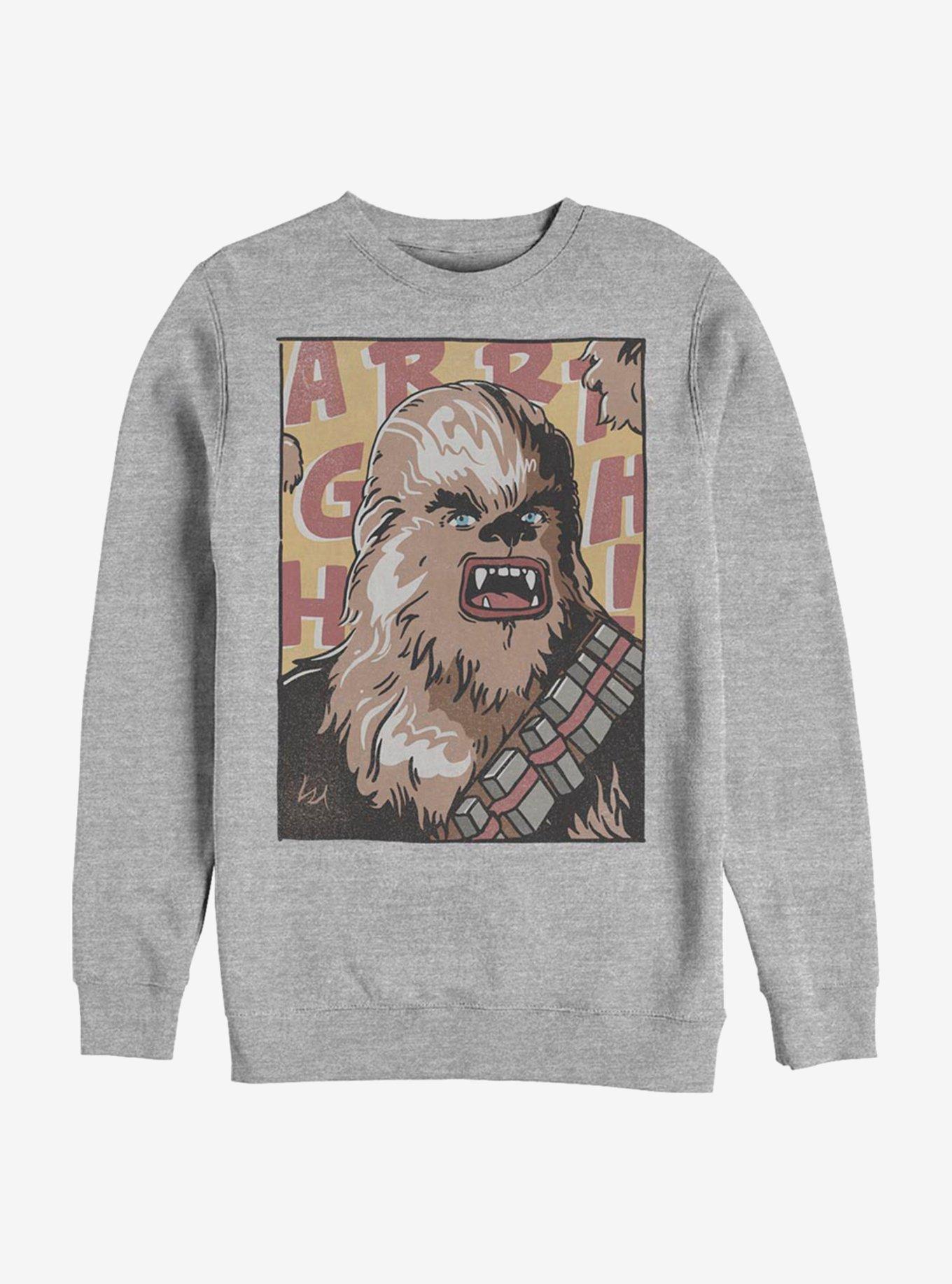 Star Wars Comic Chewie Sweatshirt, ATH HTR, hi-res