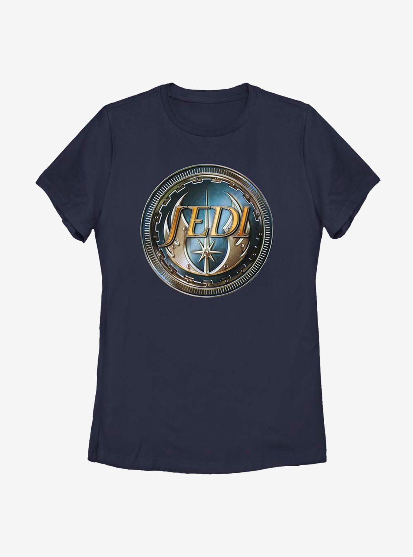 Star Wars Jedi Metals Womens T-Shirt, NAVY, hi-res