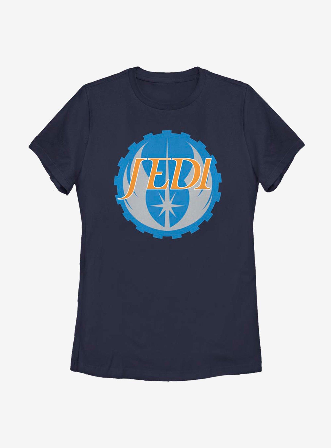 Star Wars Jedi Rounder Womens T-Shirt, NAVY, hi-res