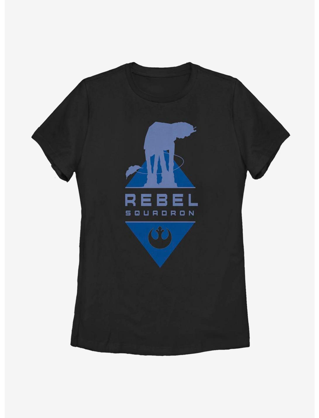 Star Wars Rebel Squad Diamond Womens T-Shirt, BLACK, hi-res