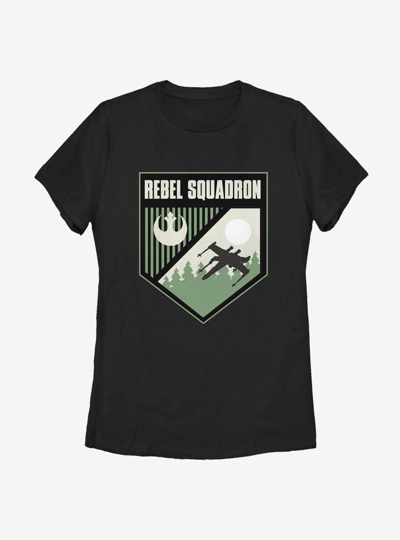 Star Wars Rebel Squad Shield Womens T-Shirt, , hi-res