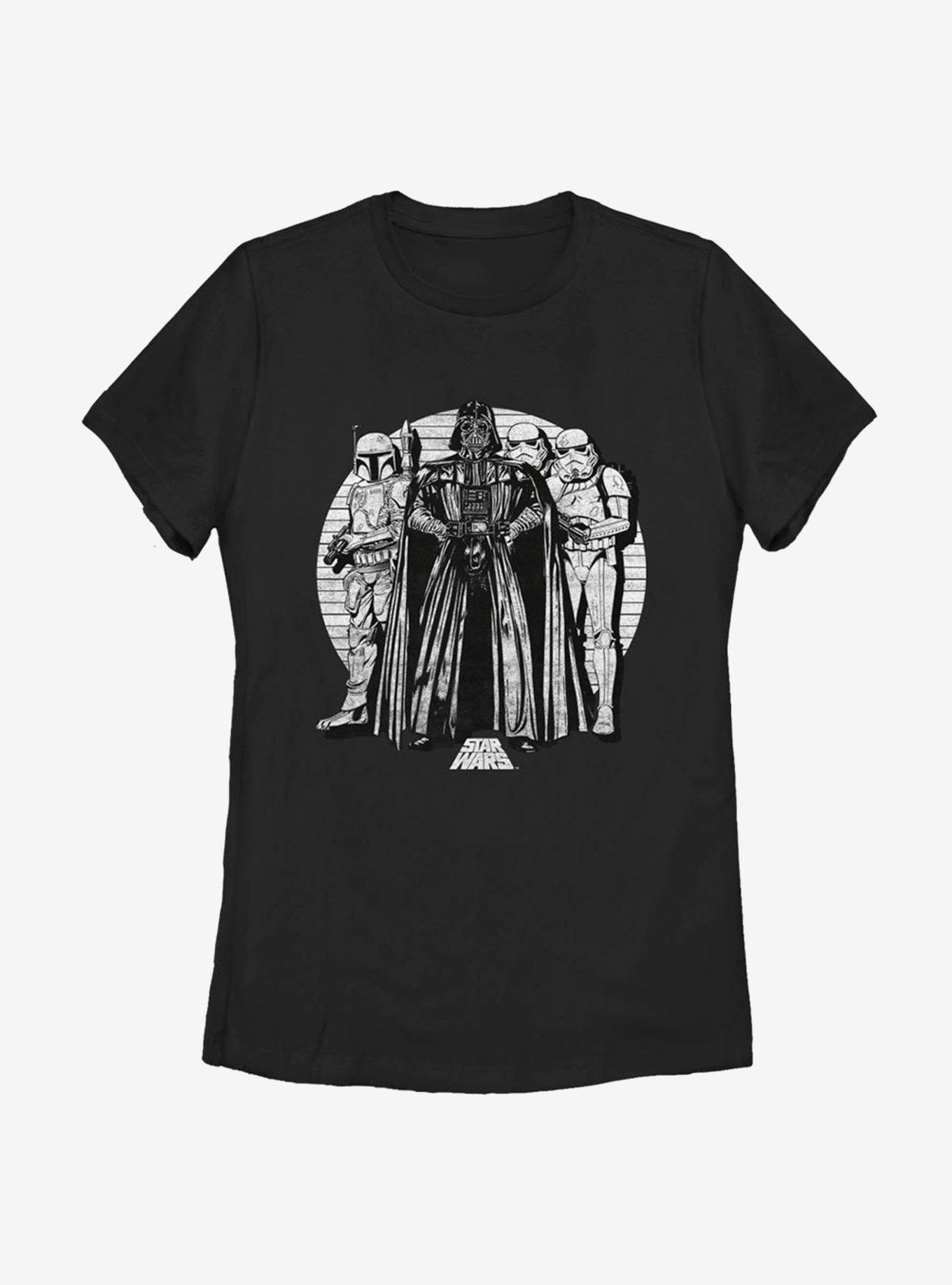 Star Wars Starting Lineup Womens T-Shirt, BLACK, hi-res