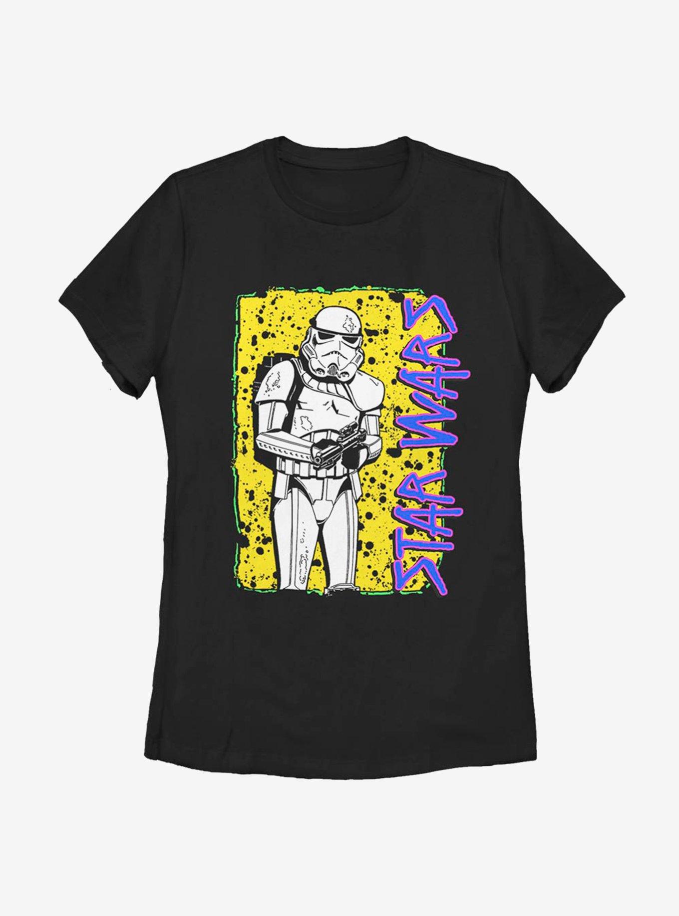 Star Wars Trooper Spatter Womens T-Shirt, BLACK, hi-res