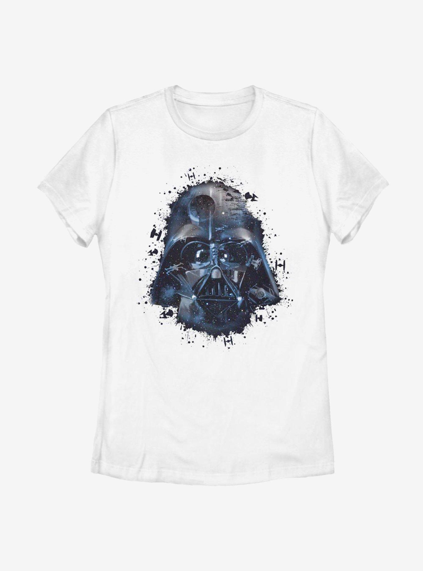 Star Wars Vader Skies Womens T-Shirt, WHITE, hi-res