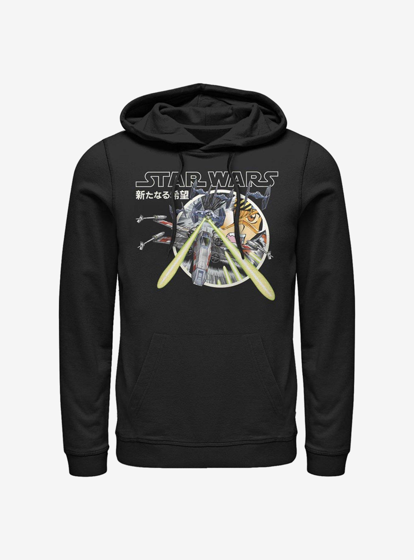 Star Wars Red Run Japanese Text Hoodie, , hi-res