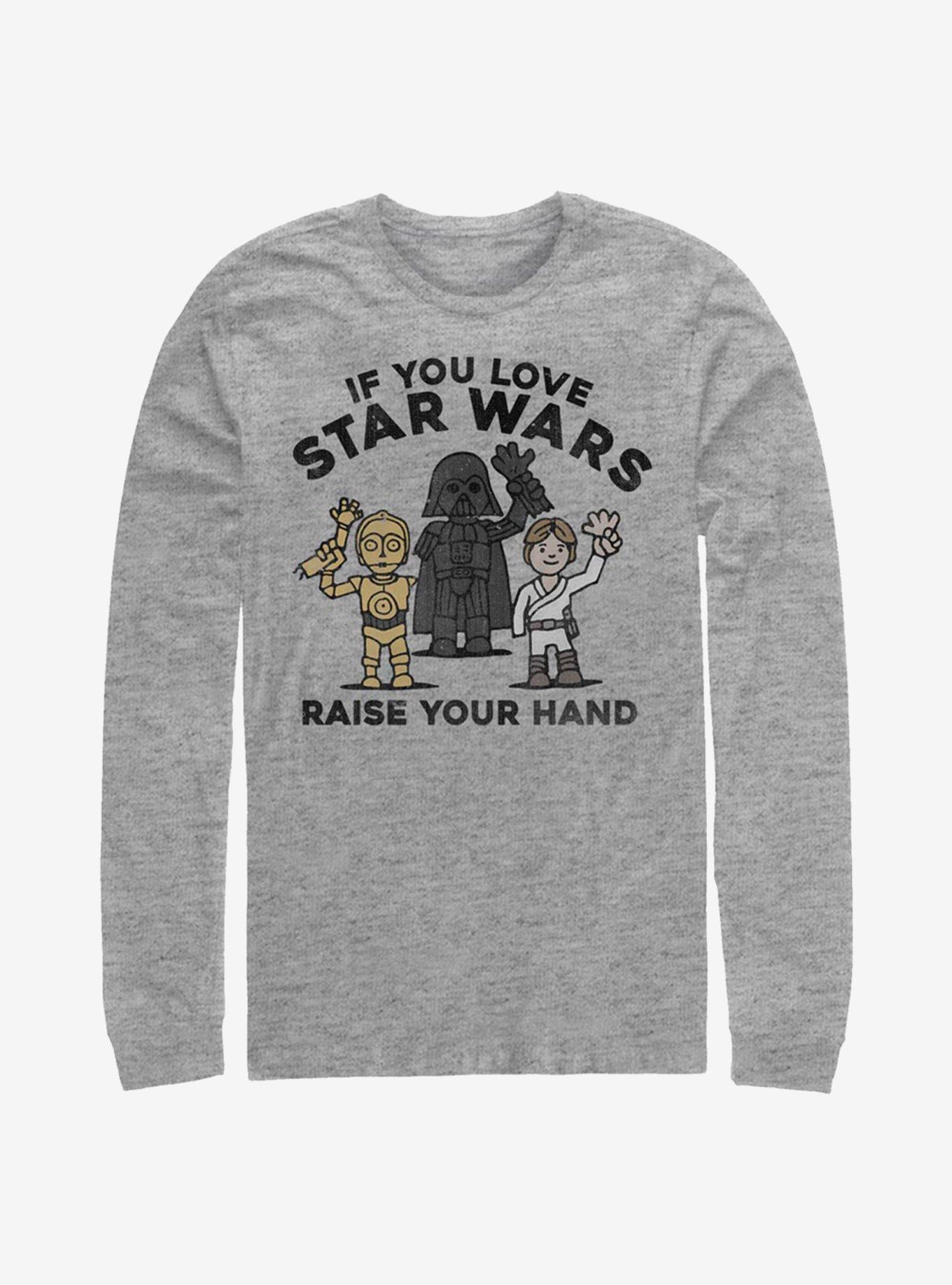Star Wars Raise Your Hands Long-Sleeve T-Shirt, , hi-res
