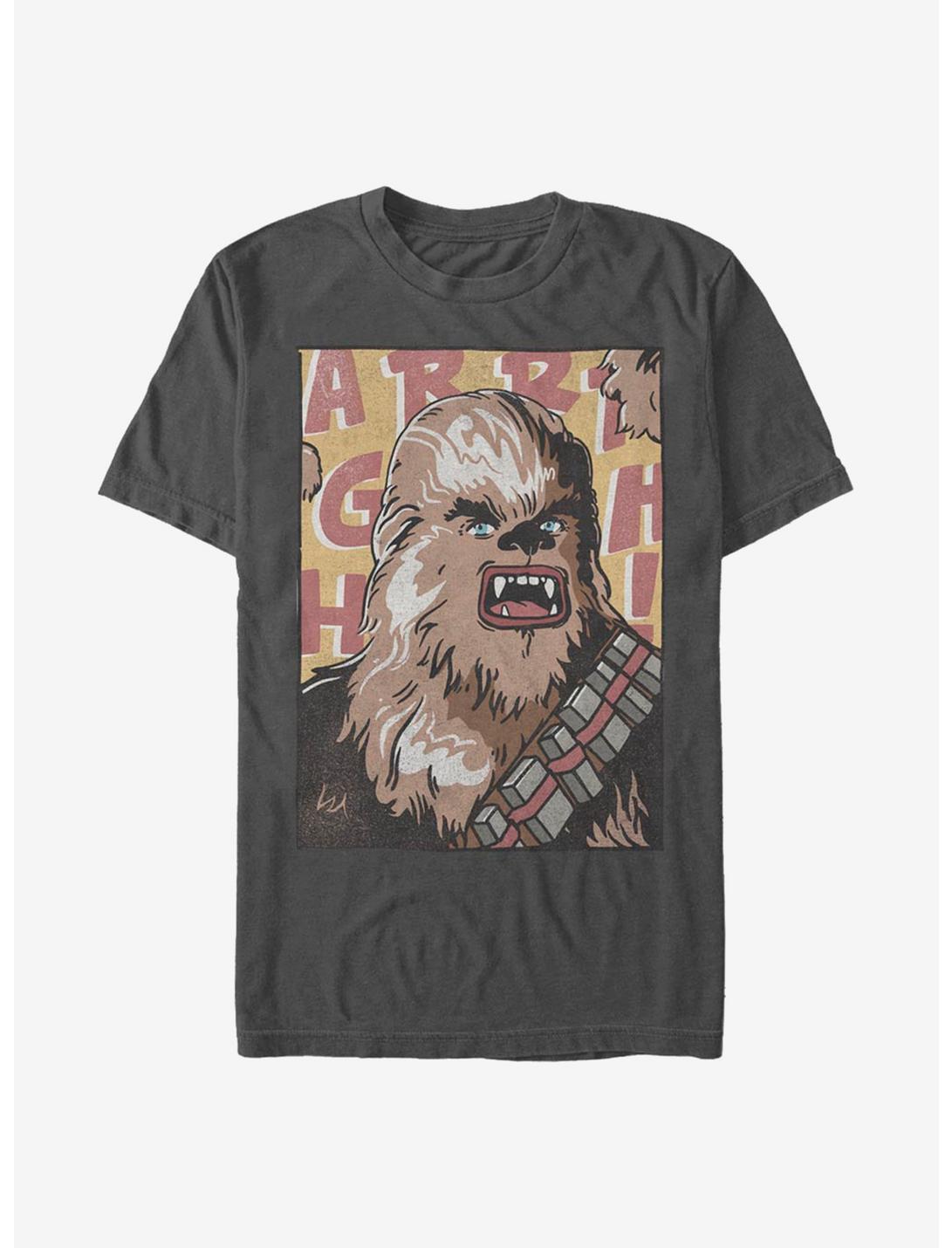 Star Wars Comic Chewie T-Shirt, CHARCOAL, hi-res