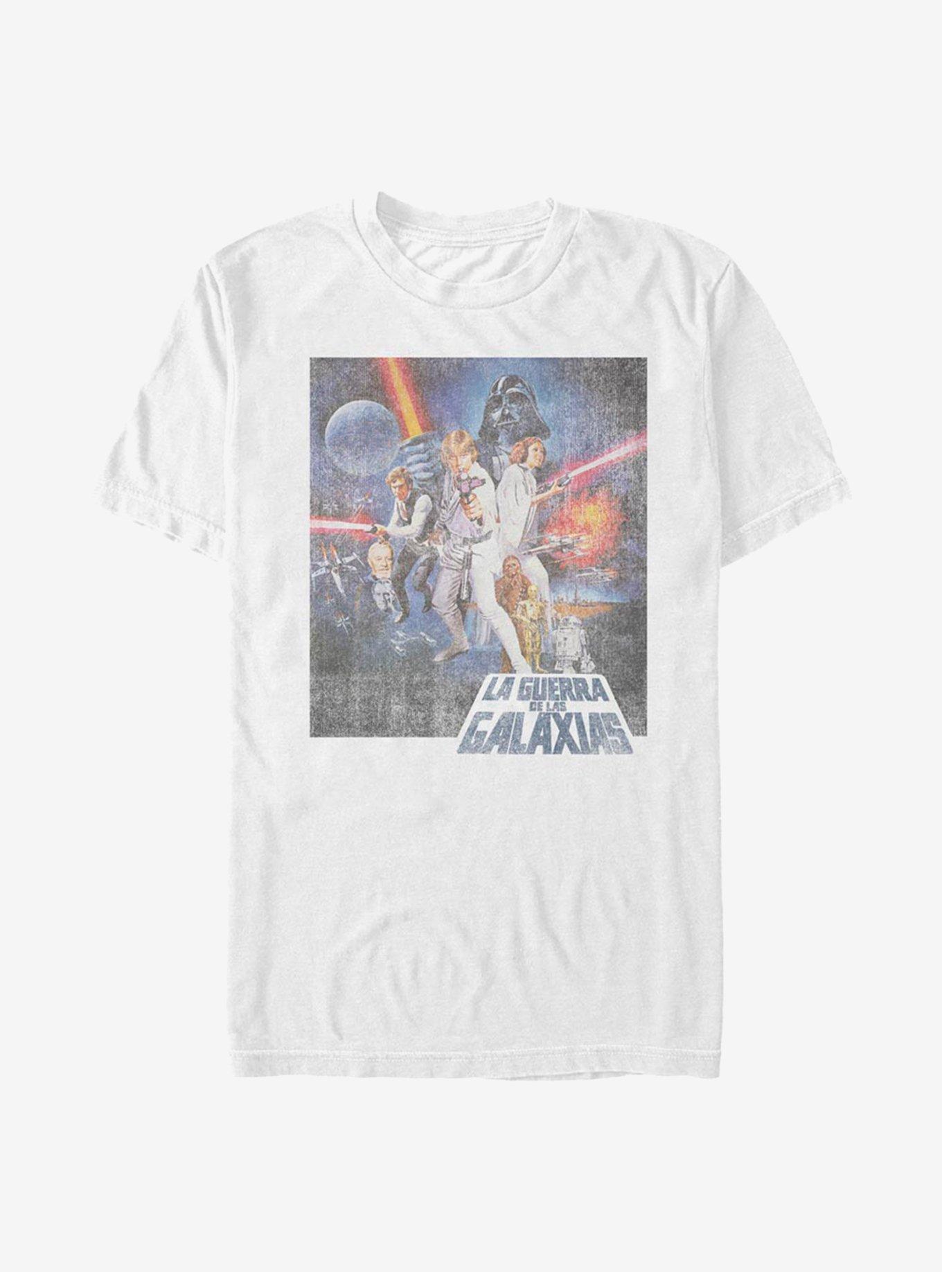 Star Wars La Guerra De Las Galaxias T-Shirt, WHITE, hi-res