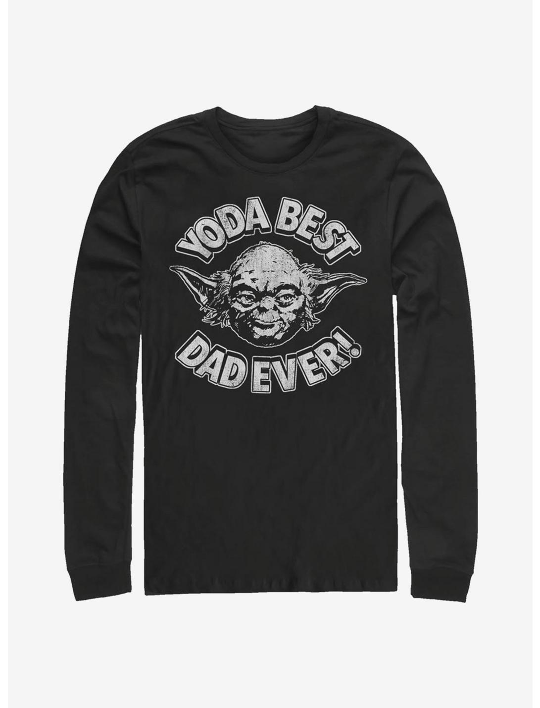 Star Wars Yoda Best Long-Sleeve T-Shirt, BLACK, hi-res