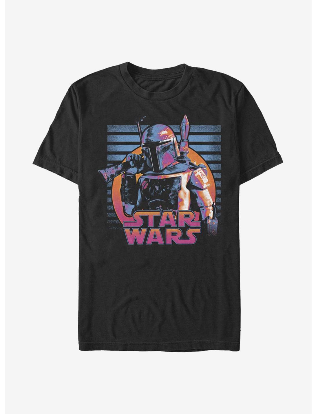 Star Wars Neon Fett T-Shirt, BLACK, hi-res