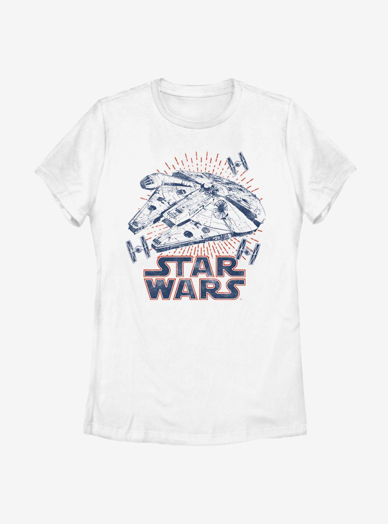 Star Wars Falcon Rays Womens T-Shirt, , hi-res