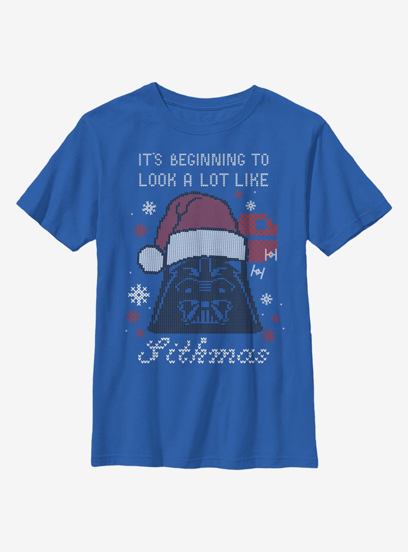 Star Wars Beginning To Look Like Sithmas Youth T-Shirt, , hi-res