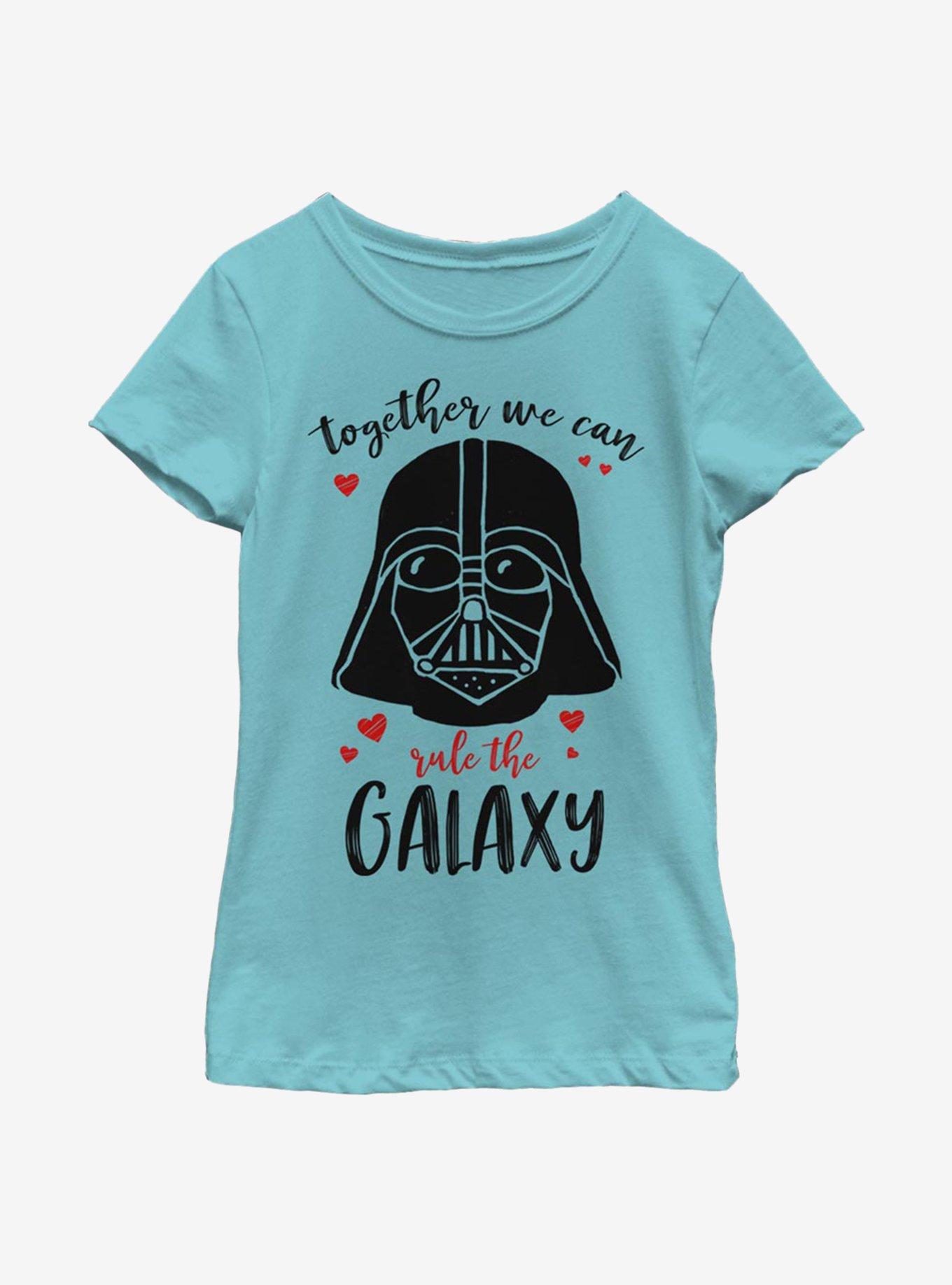 Star Wars Rulers Of The Galaxy Youth Girls T-Shirt, TAHI BLUE, hi-res