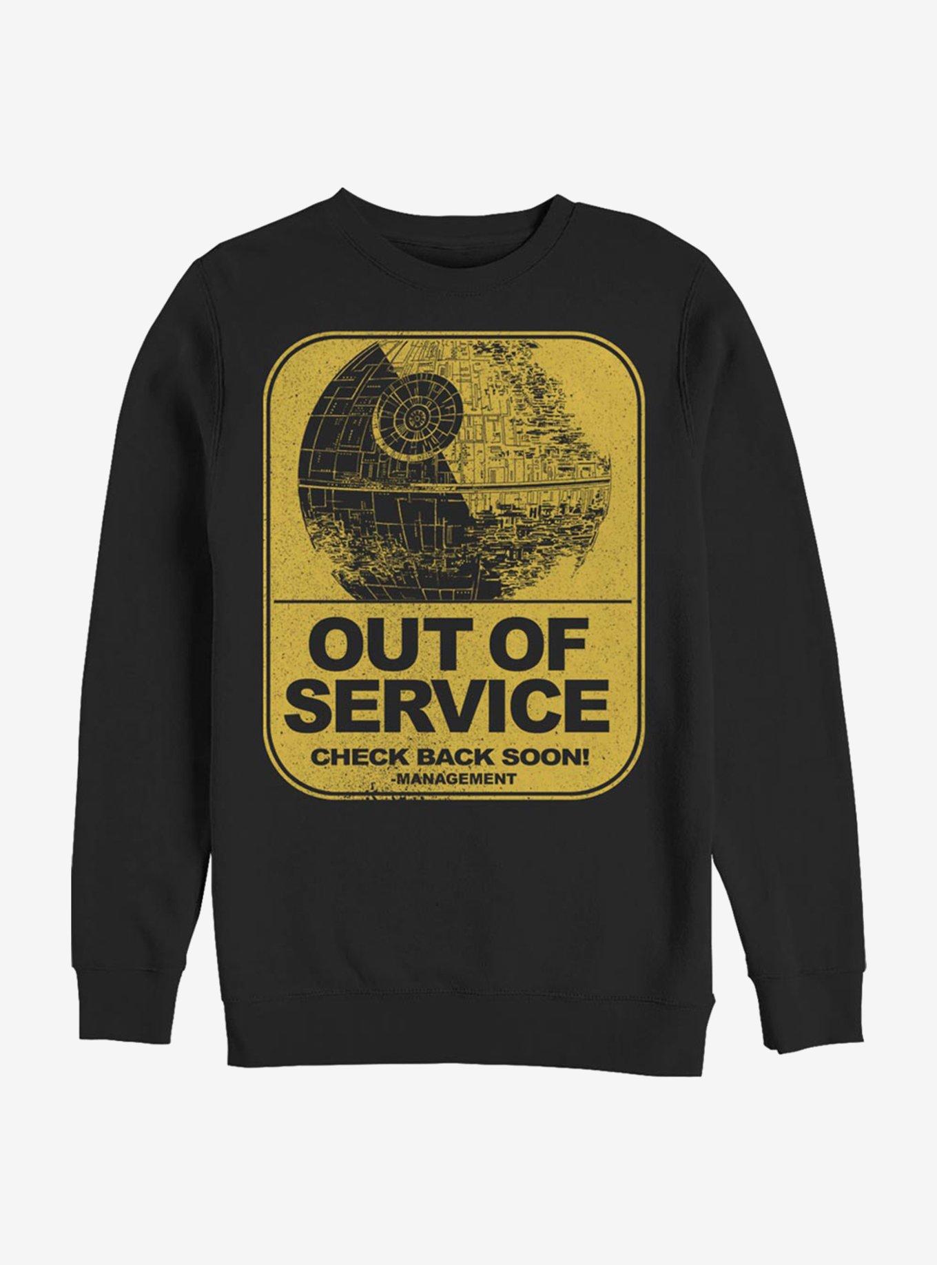 Star Wars Out Of Service Sweatshirt, BLACK, hi-res