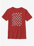 Star Wars Candy Hearts Youth T-Shirt, RED, hi-res