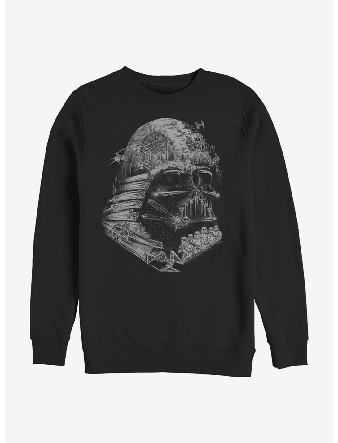 Star Wars Empire Head Sweatshirt, BLACK, hi-res
