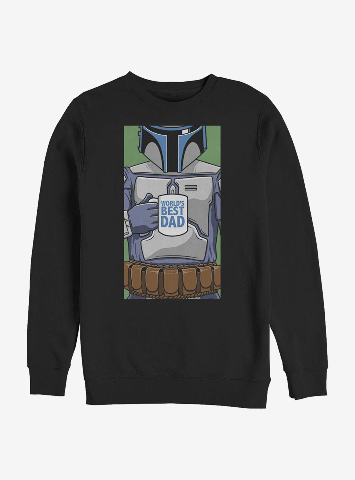 Star Wars Worlds Best Dad Sweatshirt, BLACK, hi-res