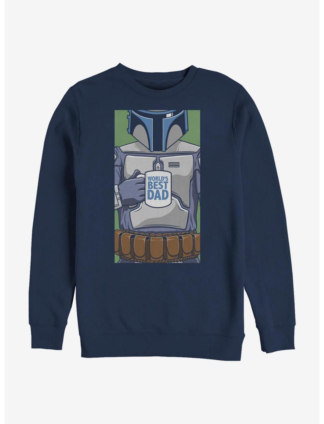 Star Wars Worlds Best Dad Sweatshirt, NAVY, hi-res