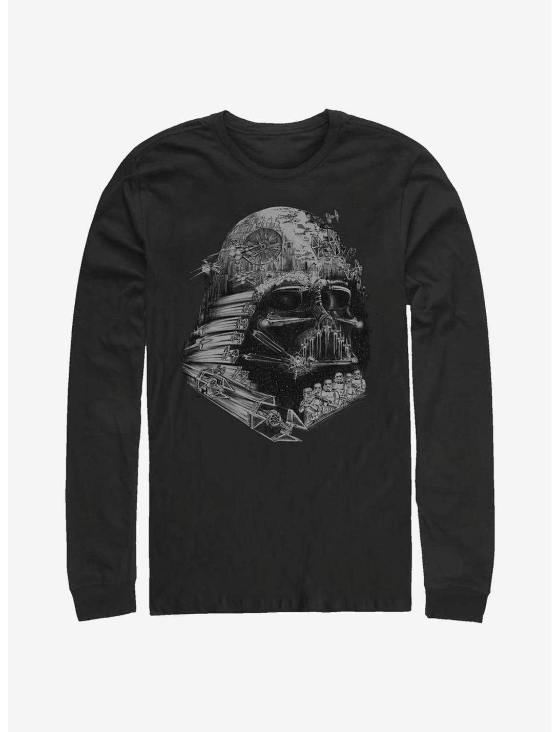 Star Wars Empire Head Long-Sleeve T-Shirt, BLACK, hi-res