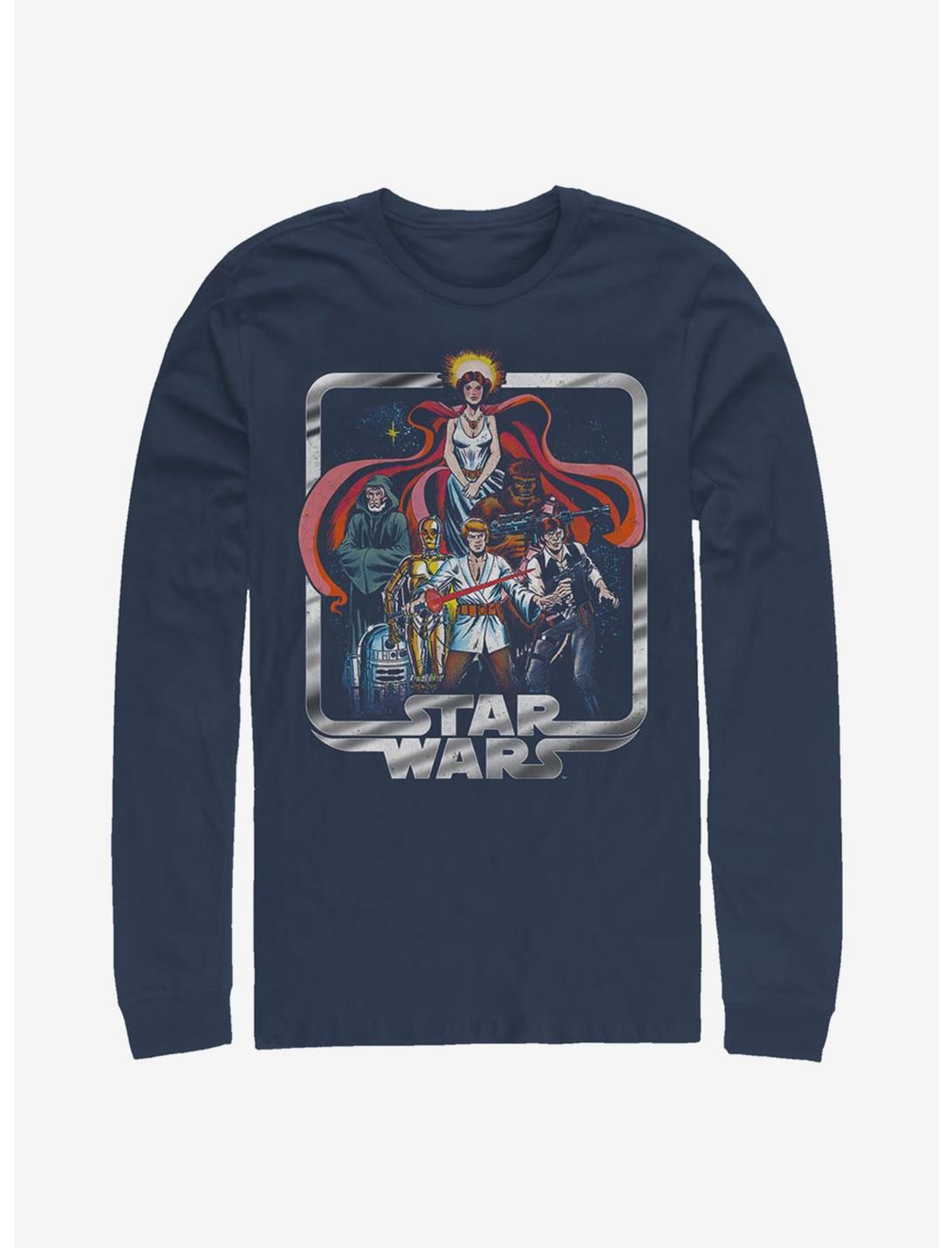 Star Wars Giant Og Comic Long-Sleeve T-Shirt, NAVY, hi-res