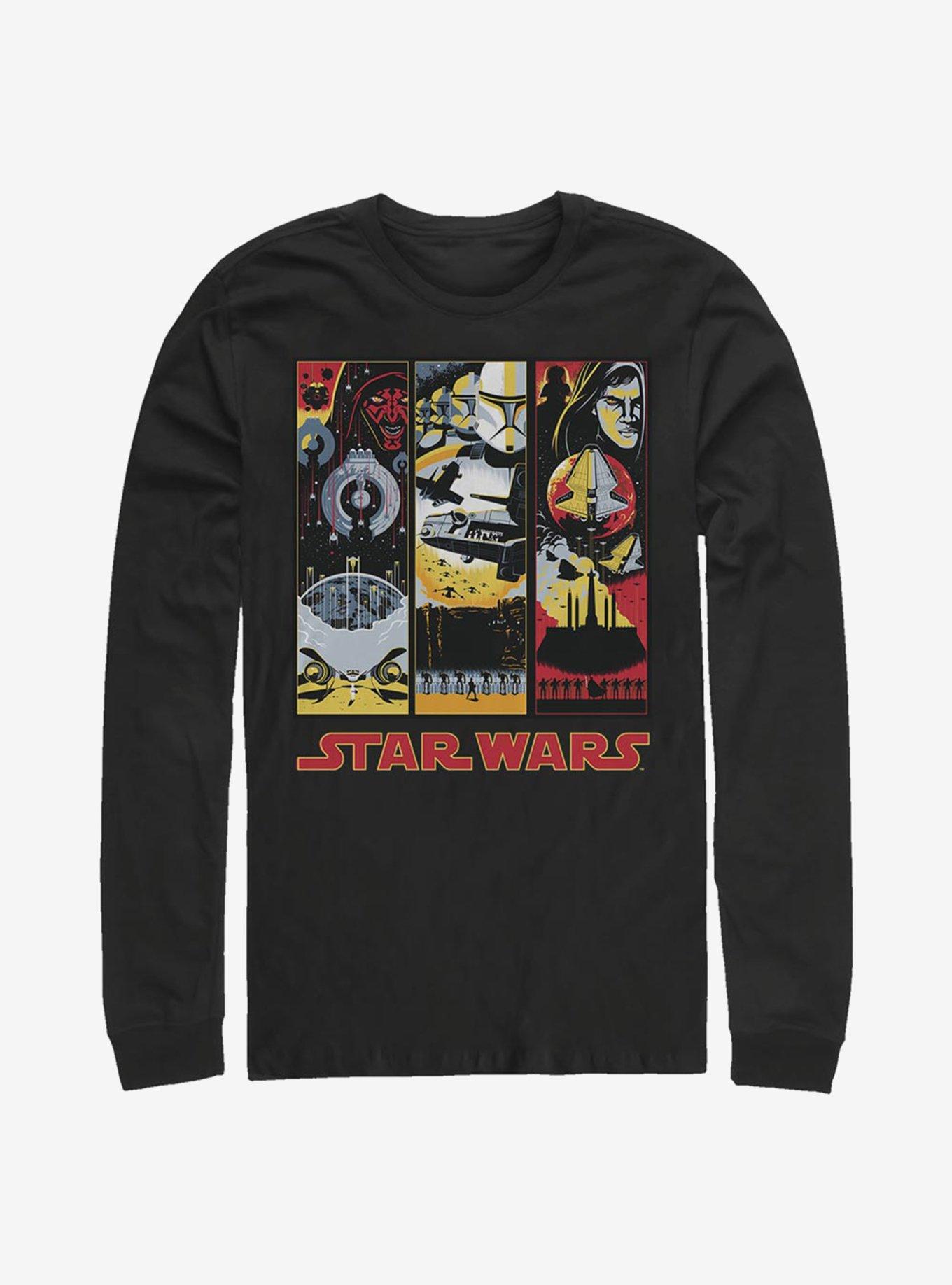 Star Wars Phantom Tan Long-Sleeve T-Shirt, BLACK, hi-res