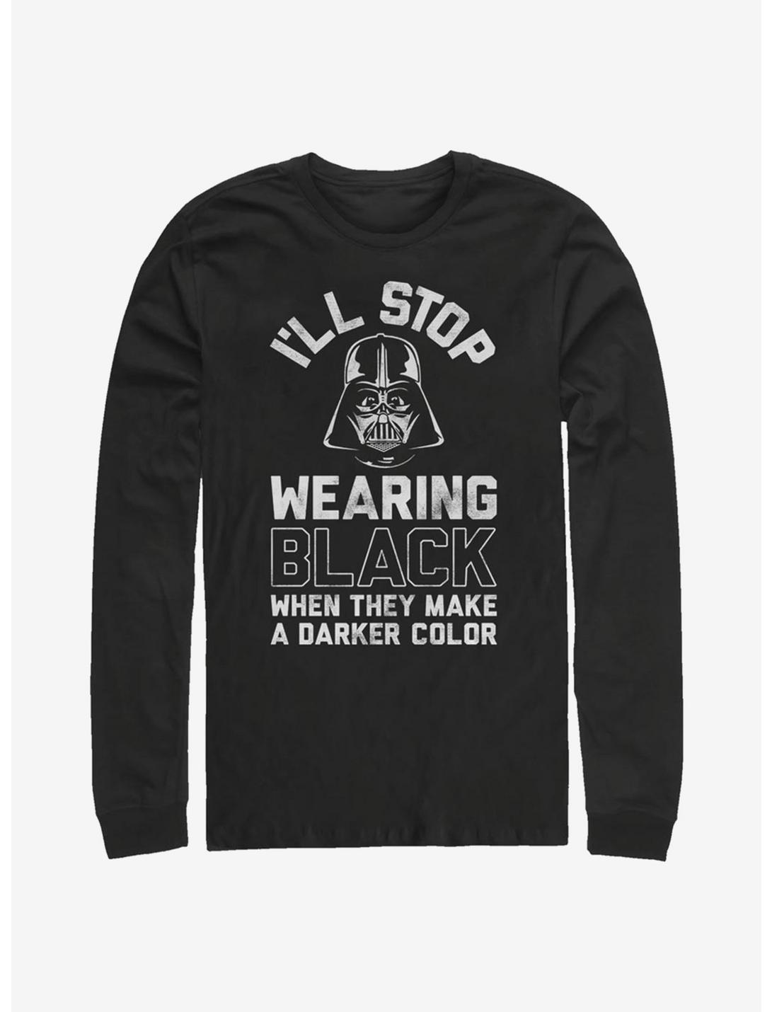 Star Wars Back In Black Long-Sleeve T-Shirt, BLACK, hi-res