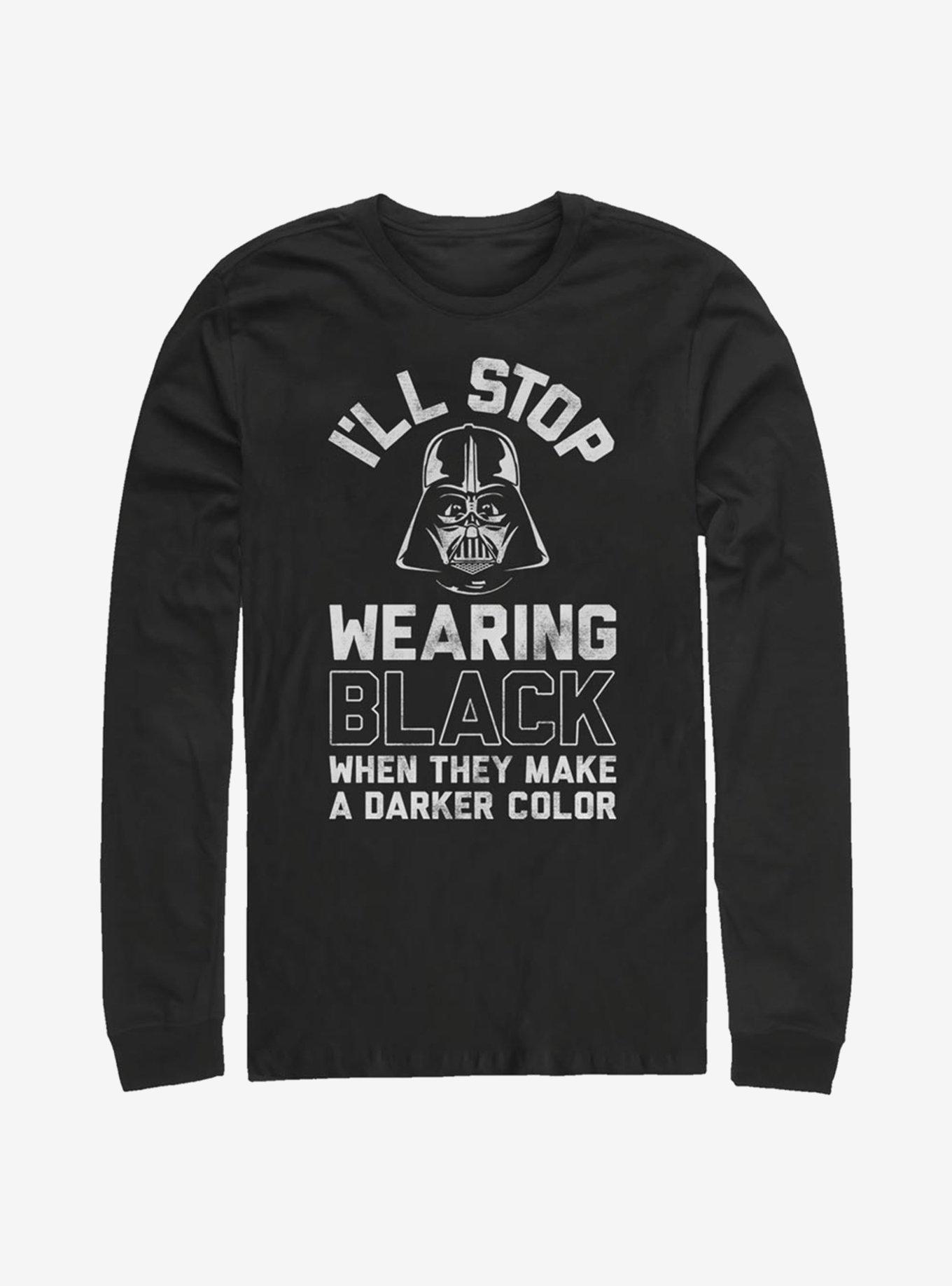 Star Wars Back In Black Long-Sleeve T-Shirt, BLACK, hi-res