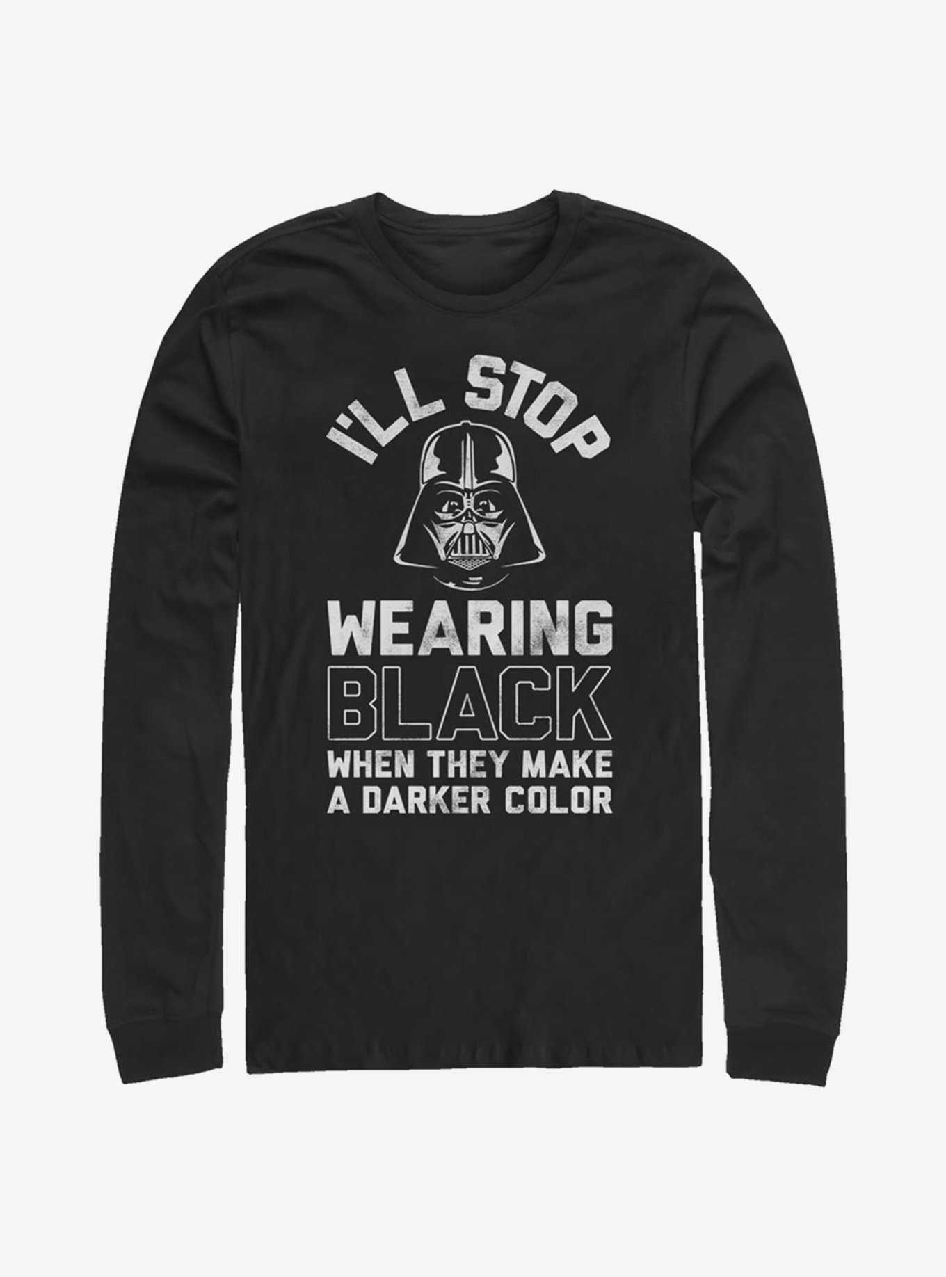 Star Wars Back In Black Long-Sleeve T-Shirt, , hi-res