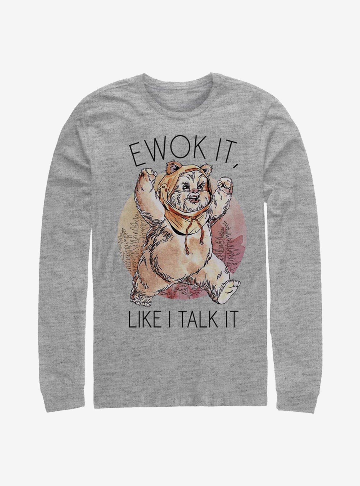 Star Wars Ewok It Long-Sleeve T-Shirt, , hi-res