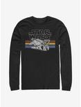 Star Wars Falcon Stripes Long-Sleeve T-Shirt, BLACK, hi-res