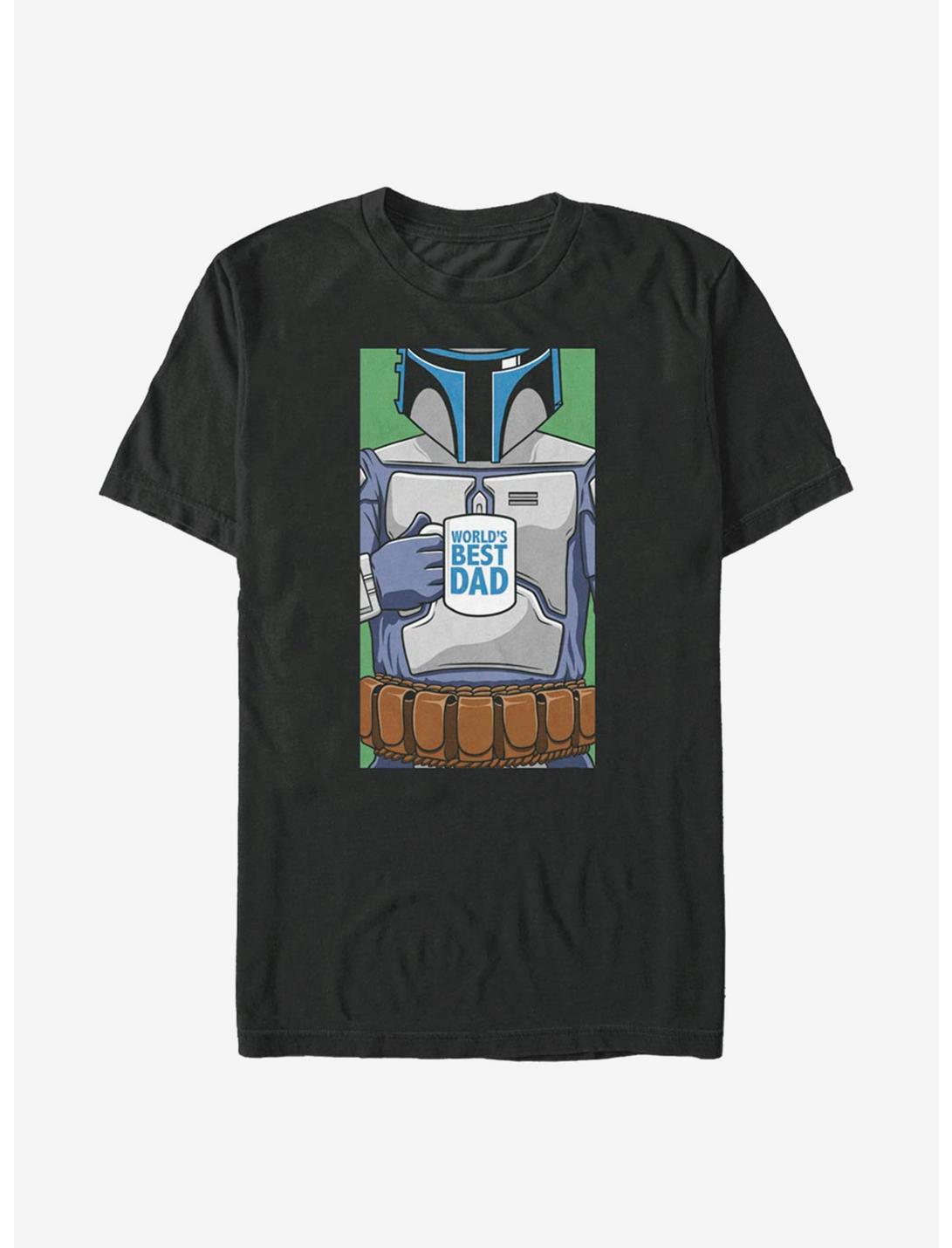 Star Wars Worlds Best Dad T-Shirt, BLACK, hi-res