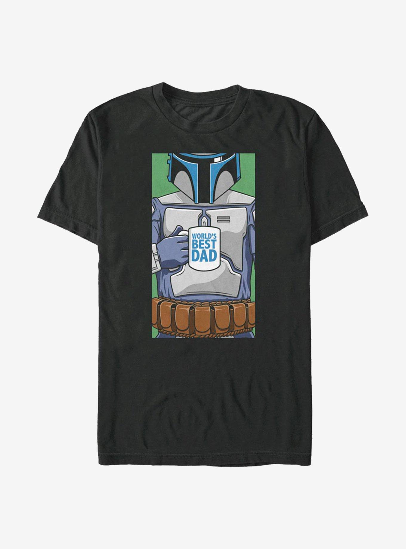 Star Wars Worlds Best Dad T-Shirt, BLACK, hi-res