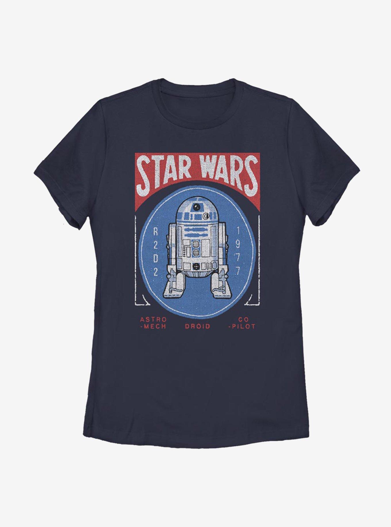 Star Wars Astro Droid Womens T-Shirt, NAVY, hi-res