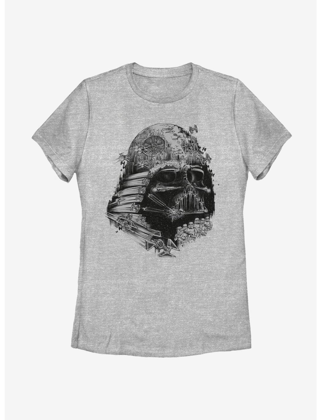 Star Wars Empire Head Womens T-Shirt, ATH HTR, hi-res