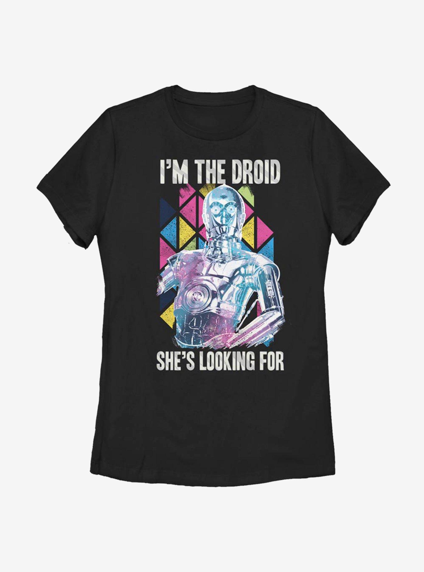 Star Wars Shes Looking For Womens T-Shirt, BLACK, hi-res