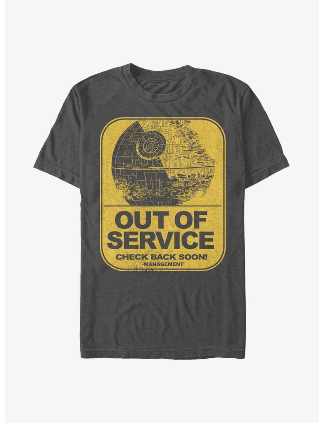 Star Wars Out Of Service T-Shirt, CHARCOAL, hi-res