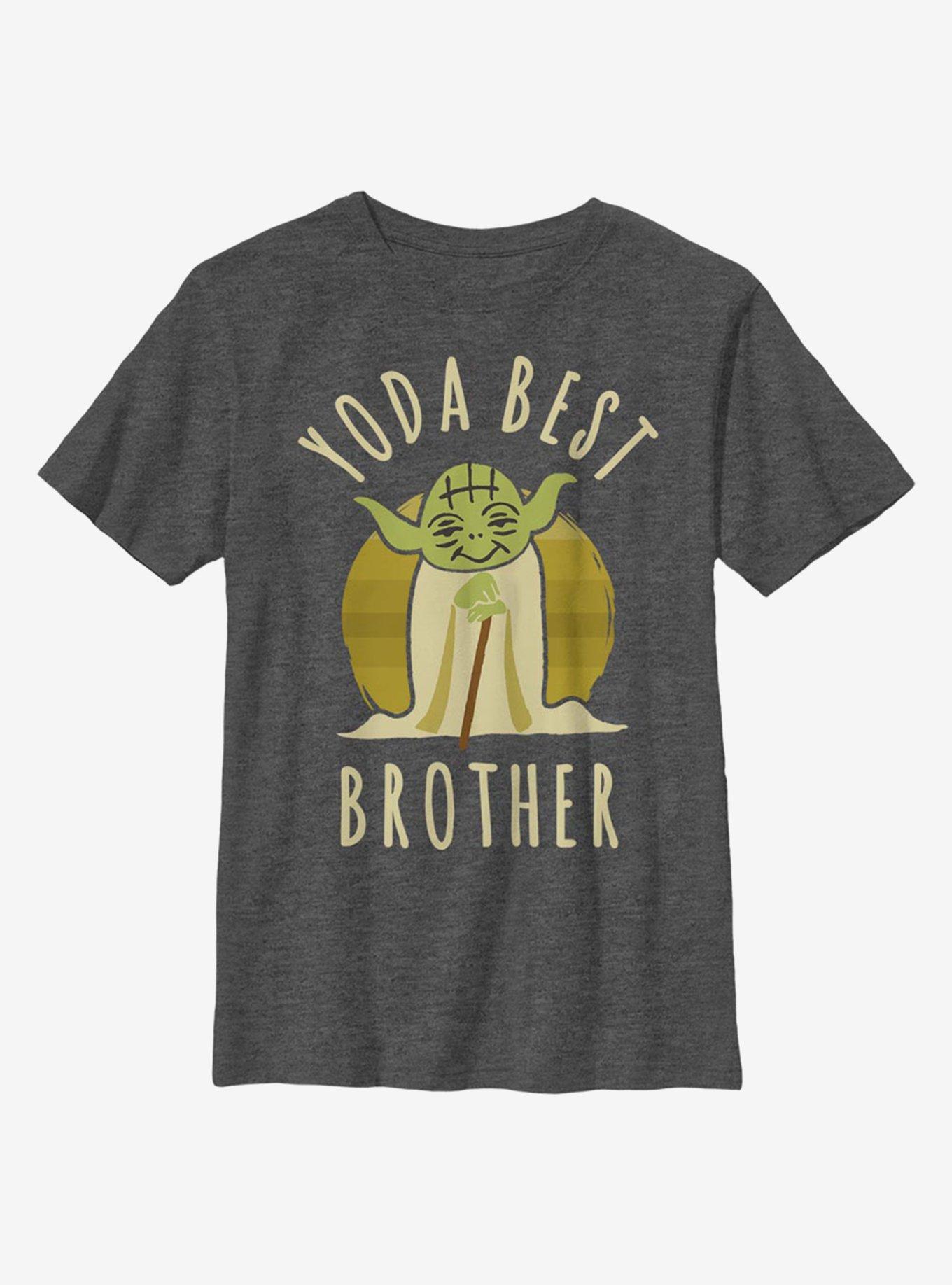 Star Wars Best Brother Yoda Says Youth T-Shirt, , hi-res