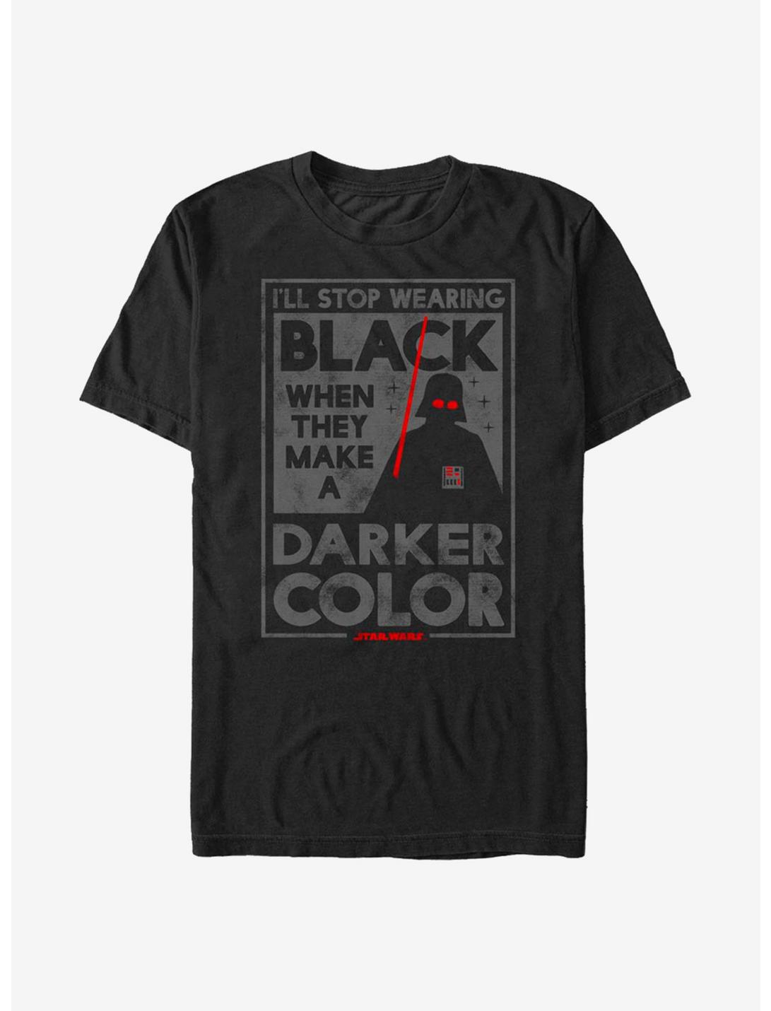 Star Wars Stop Wearing Black T-Shirt, BLACK, hi-res