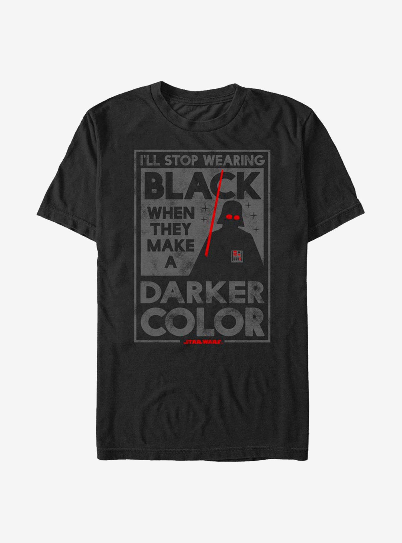 Star Wars Stop Wearing Black T-Shirt, , hi-res