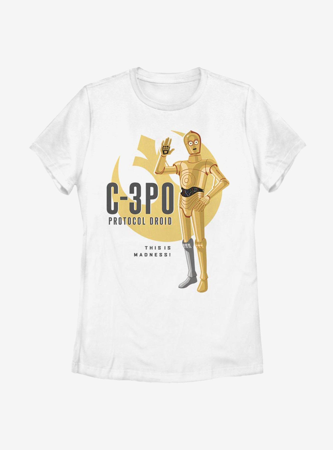 Star Wars C-3PO Galaxy Adventures Womens T-Shirt, WHITE, hi-res