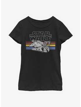 Star Wars Falcon Stripes Youth Girls T-Shirt, , hi-res