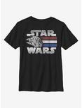 Star Wars Falcon Blast Off Youth T-Shirt, BLACK, hi-res