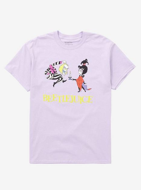 Beetlejuice Betelgeuse Lydia Lilac Repeat T-Shirt BoxLunch