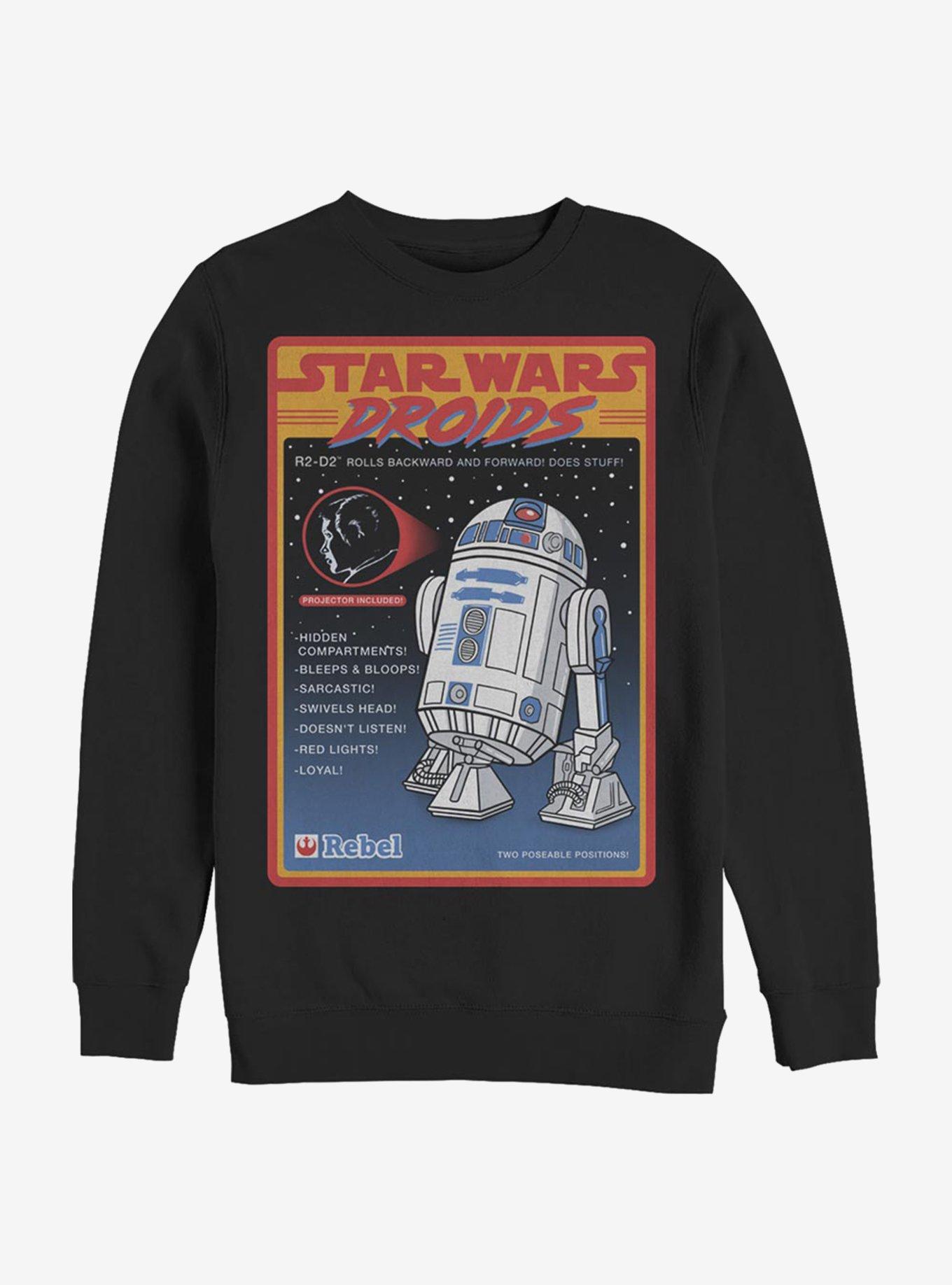 Star Wars Droid Figure Sweatshirt, BLACK, hi-res