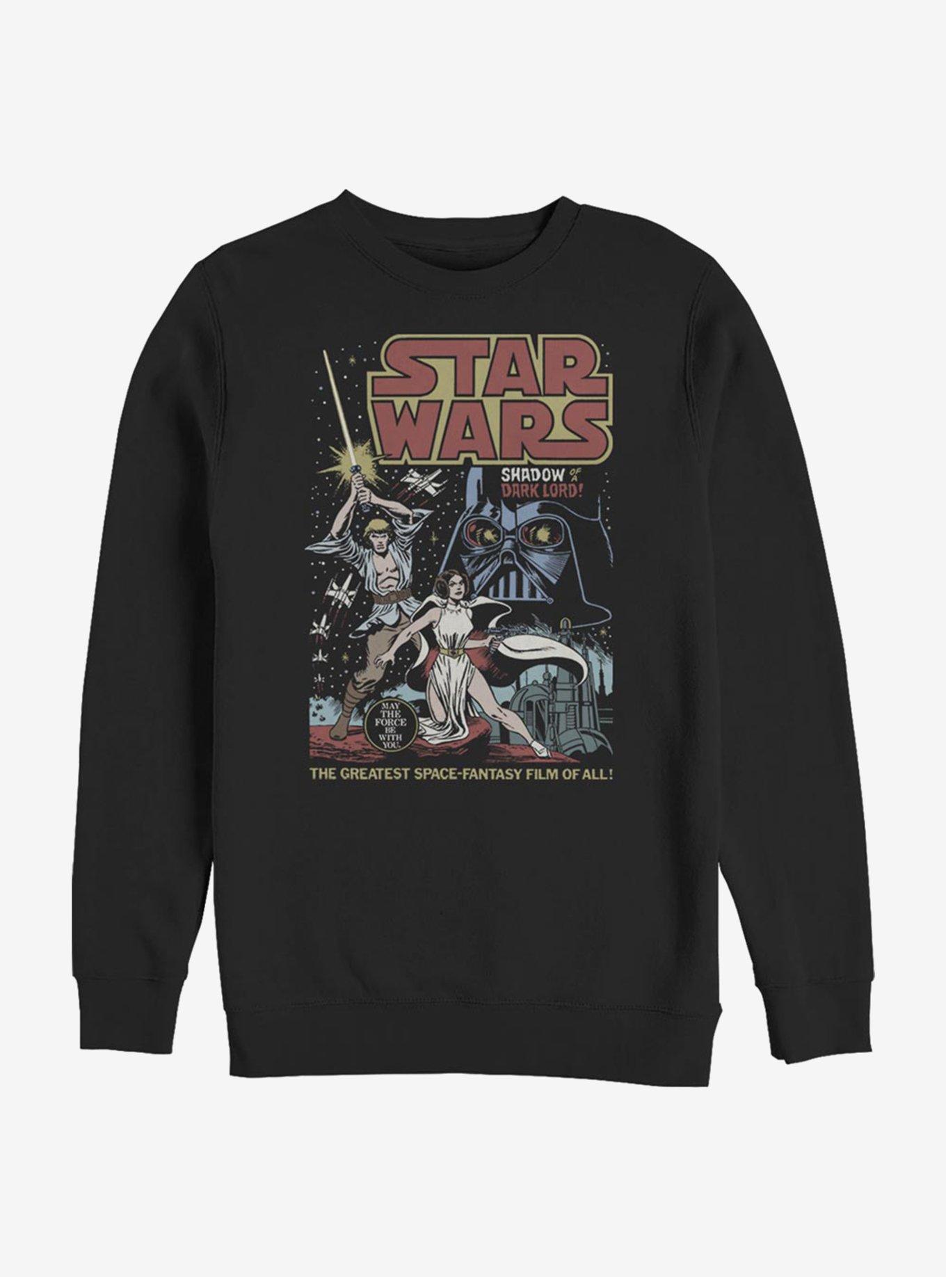 Star Wars Great Space Fantasy Sweatshirt, BLACK, hi-res