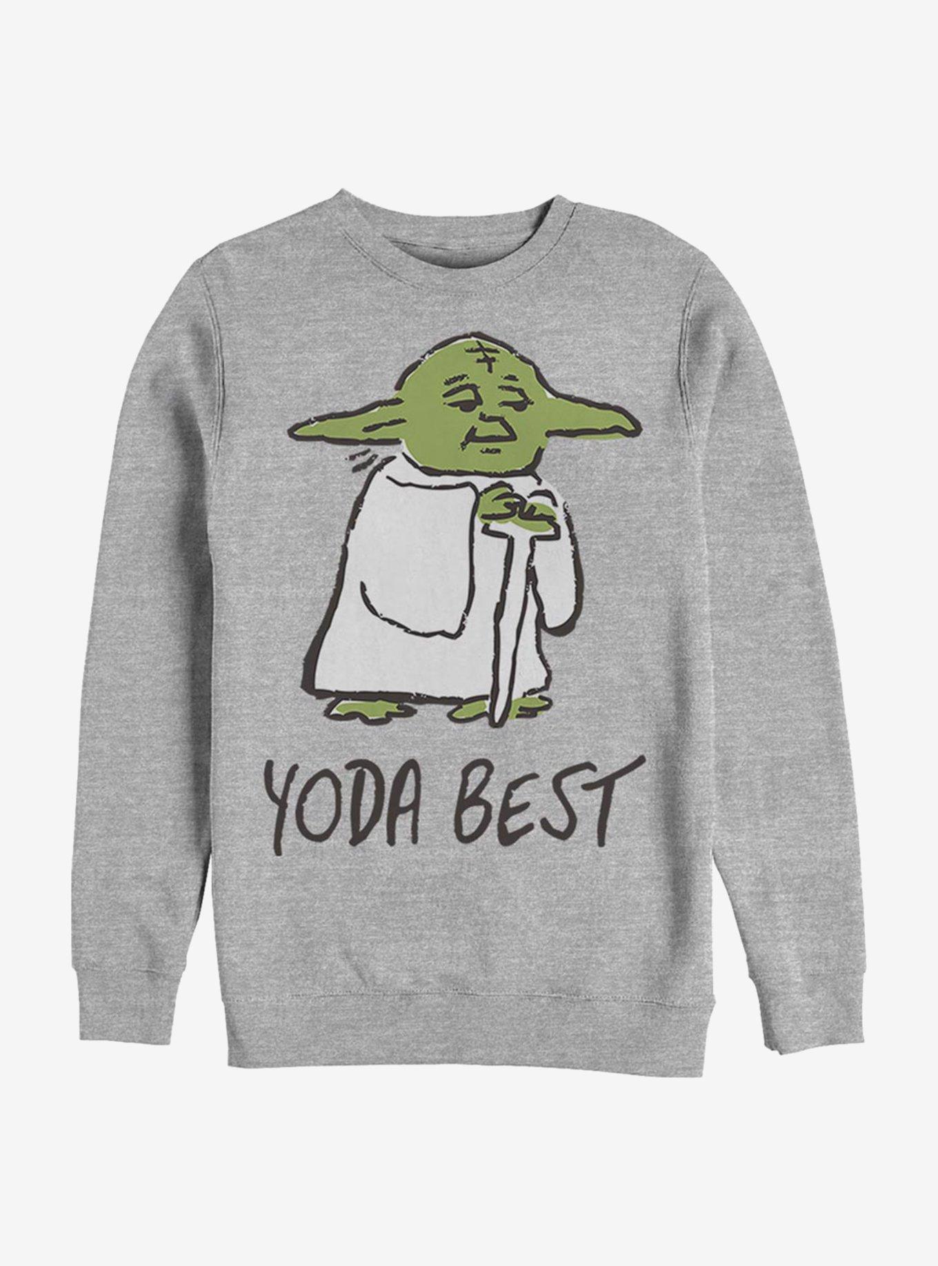 Star Wars Yoda Best Doodle Sweatshirt, , hi-res