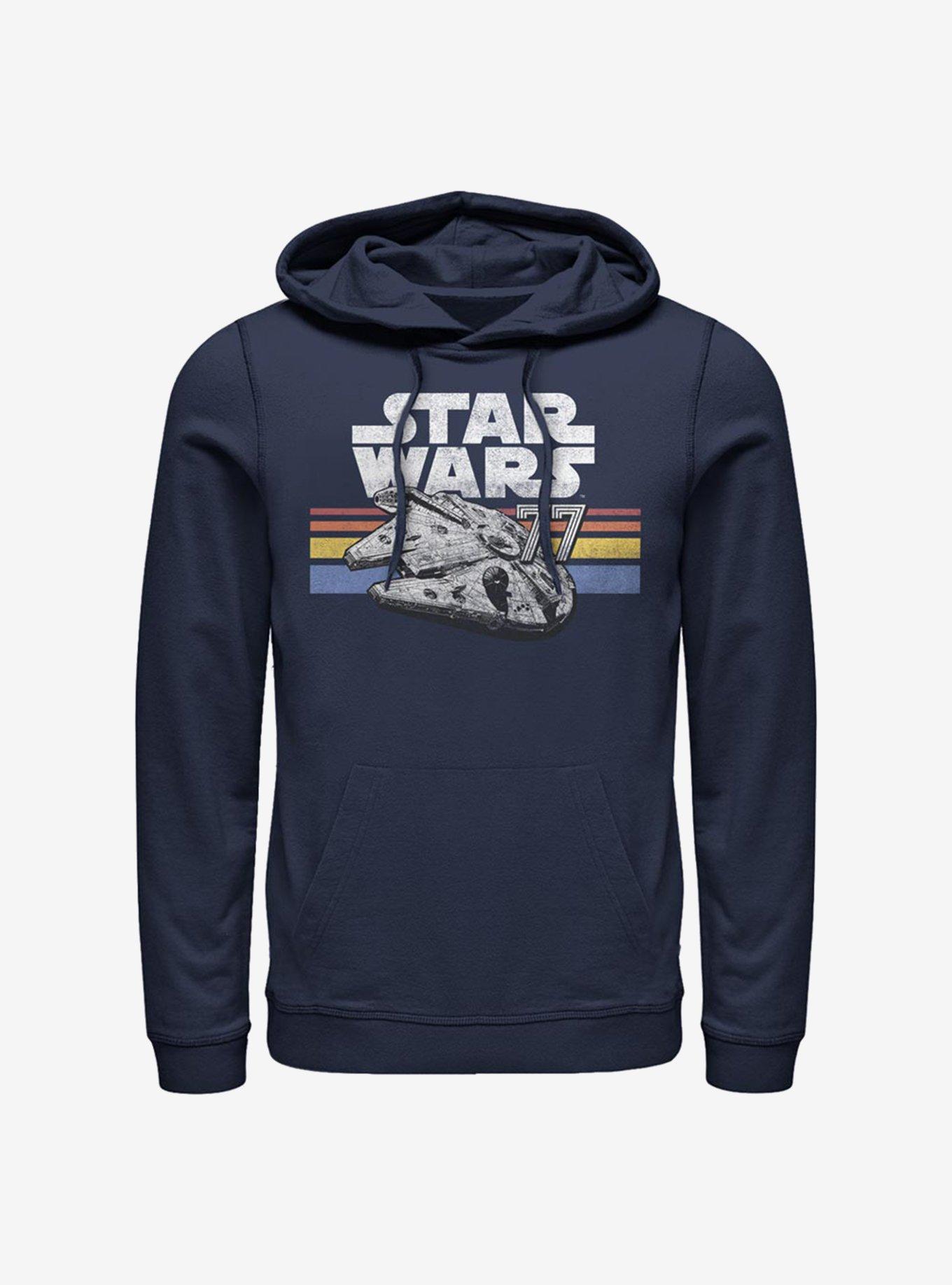 Star Wars Vintage Falcon Stripes Hoodie, , hi-res