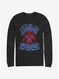 Star Wars Vader Neon Sign Long-Sleeve T-Shirt, BLACK, hi-res