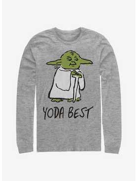 Star Wars Yoda Best Doodle Long-Sleeve T-Shirt, , hi-res