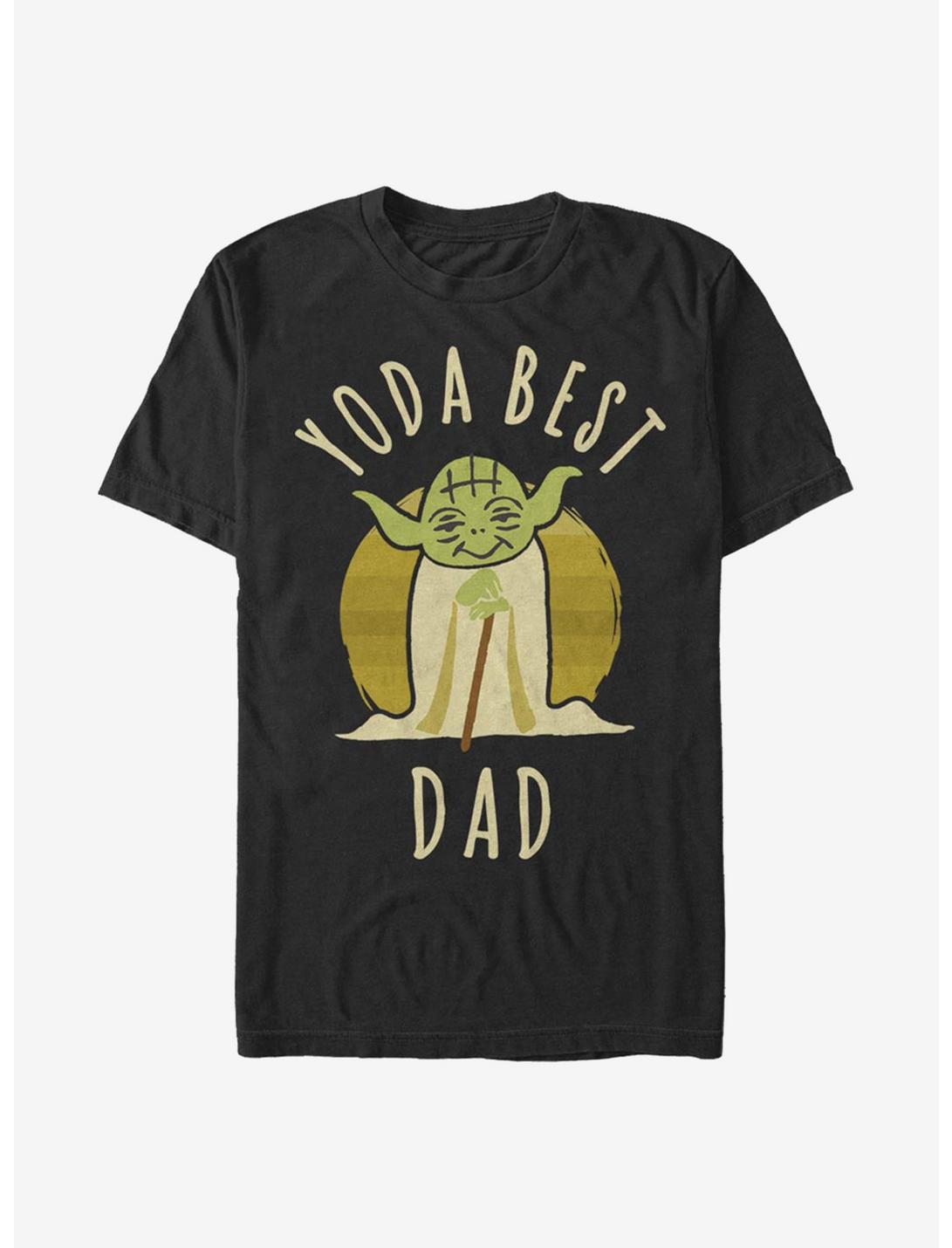 Star Wars Best Dad Yoda Says T-Shirt, BLACK, hi-res